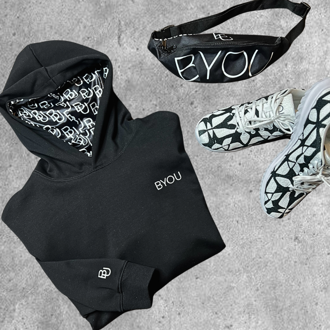 Unisex BYOU® OG Hoodie BLACK Edition