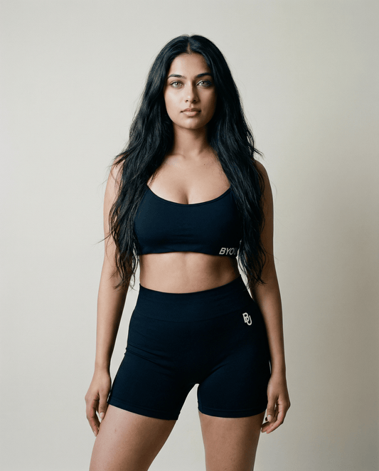 BYOU® - V Back Scrunch Seamless shorts - Midnight