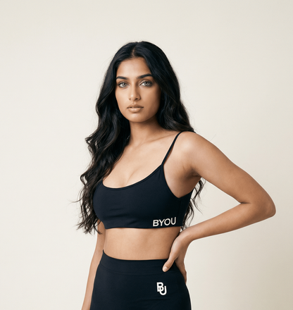 BYOU® - Twist Sports Bra  - Midnight