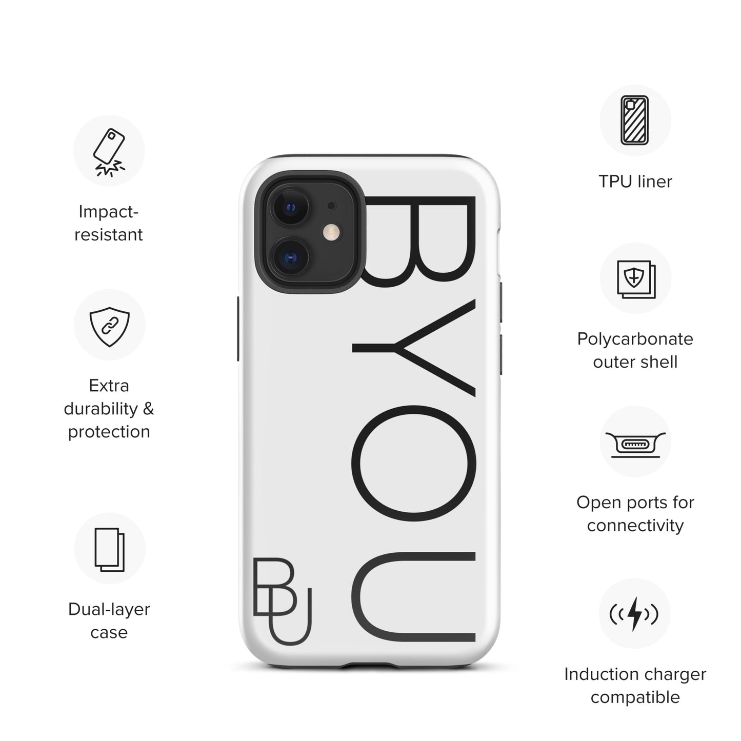 BYOU® LOGO Tough Case for iPhone®