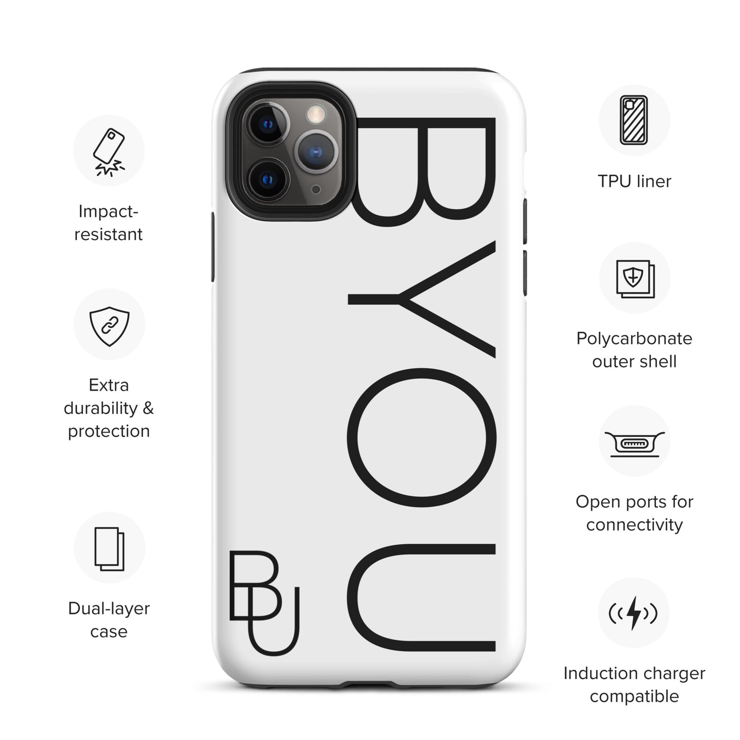 BYOU® LOGO Tough Case for iPhone®