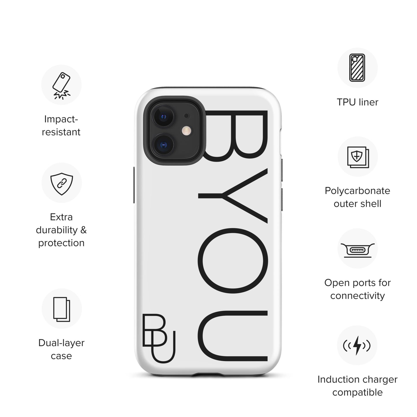 BYOU® LOGO Tough Case for iPhone®