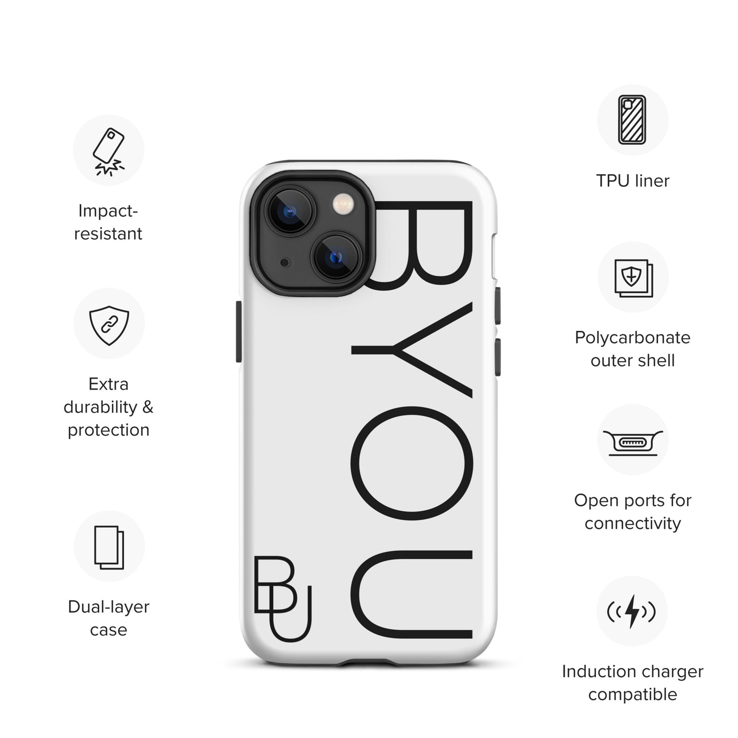 BYOU® LOGO Tough Case for iPhone®