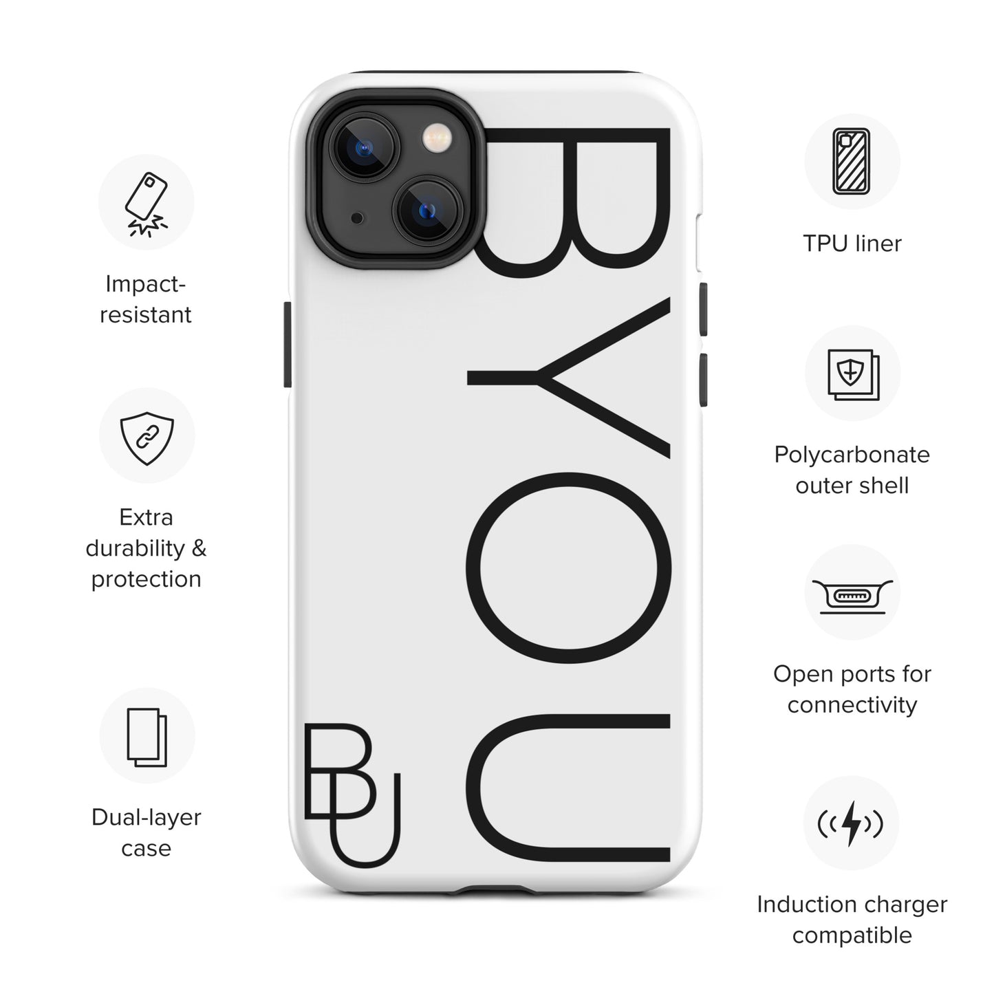 BYOU® LOGO Tough Case for iPhone®